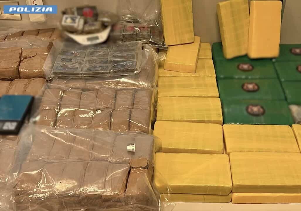 Senago: 100 kg di droga nel furgone e nel congelatore, arrestato 42enne