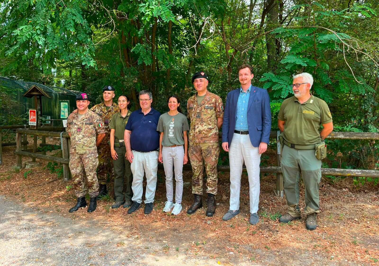 Il Generale Sepe in visita al Parco Lombardo della Valle del Ticino