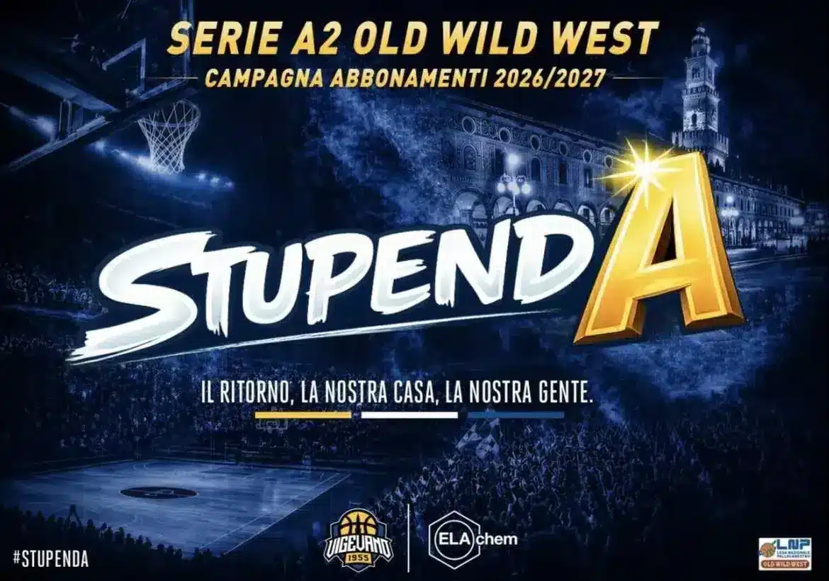 Basket Vigevano: Ecco “StupendA”, la campagna abbonamenti che punta ad un nuovo record