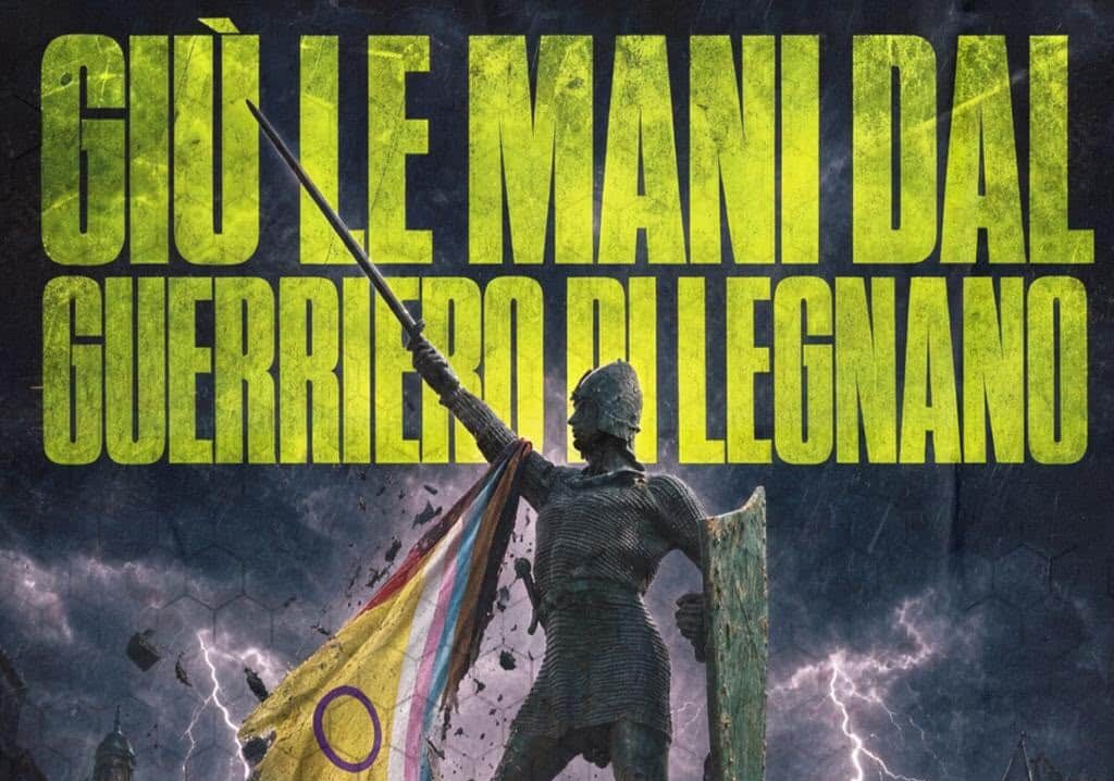 Pride a Legnano, la polemica sul Guerriero si accende: FdI e Lealtà Azione all’attacco