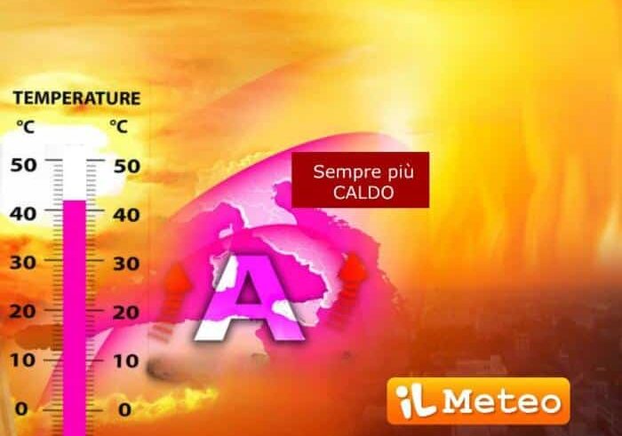 Meteo, caldo intenso ancora per alcuni giorni soprattutto al Centro-Nord