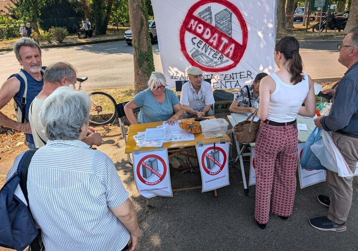 #NODATACENTER: il Comitato per la tutela del Magentino celebra il successo del banchetto di San Rocco