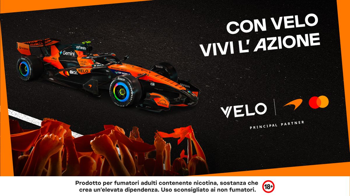 VELO e il McLaren Mastercard Formula 1 Team tornano protagonisti al GP d’Italia