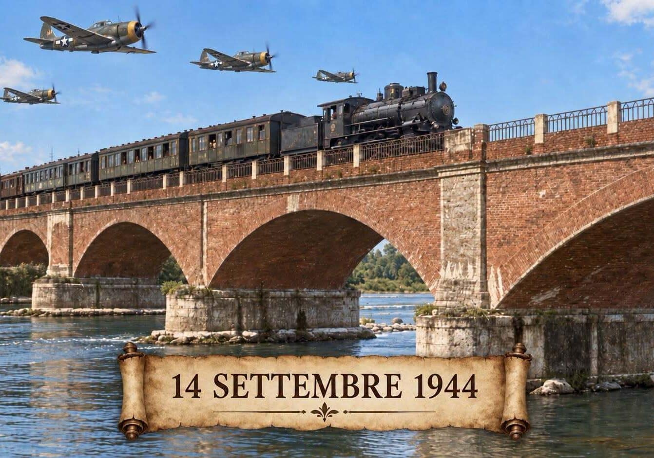 Storie di Lomellina: il 14 Settembre del ’44 e il mitragliamento del treno sul ponte del Ticino