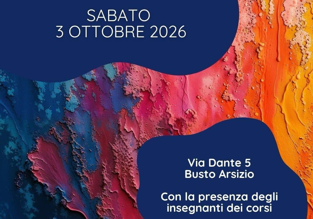 CAB CentroArtecultura Bustese: il 3 ottobre “Open Day” per scoprire i corsi 2026/2027