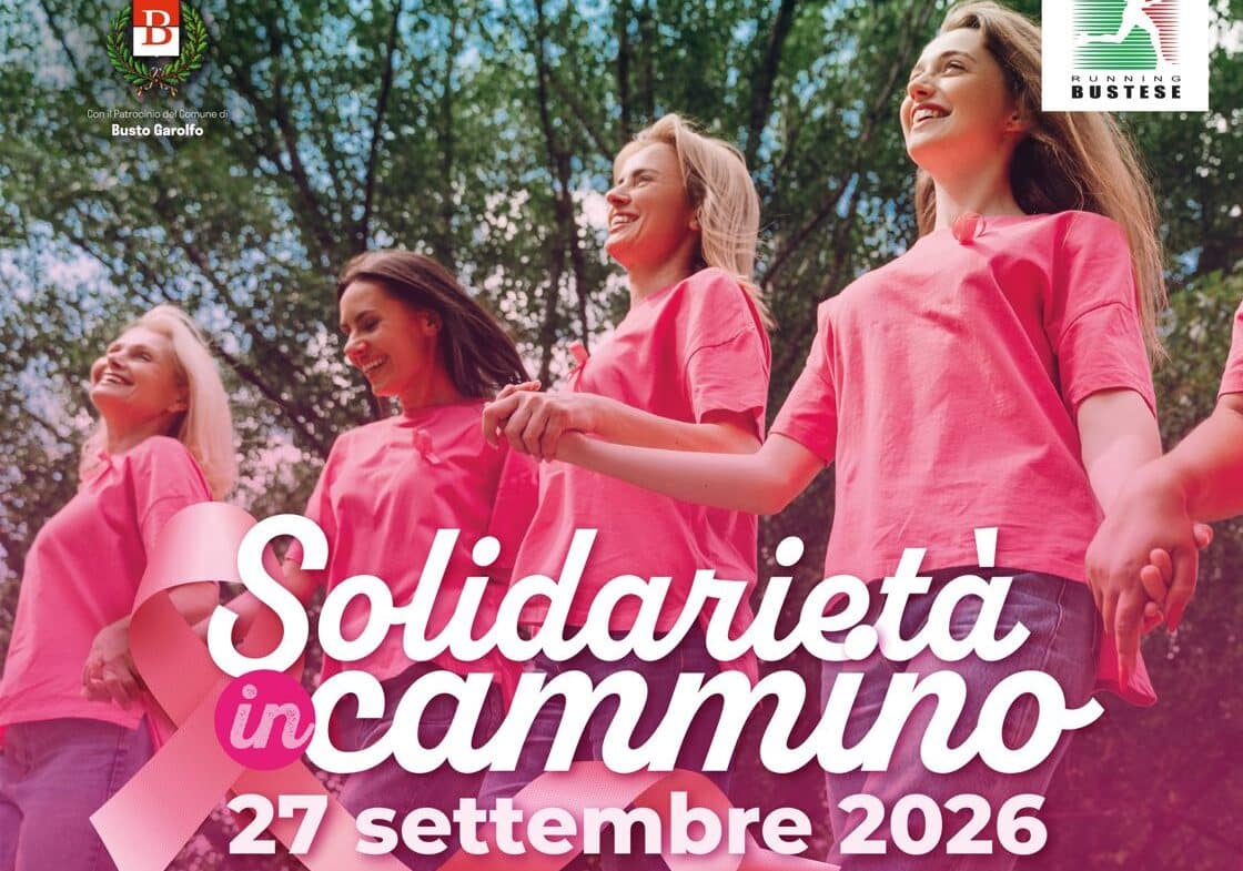 A Busto Garolfo domenica 27 settembre una camminata benefica per sostenere la ricerca sul tumore al seno