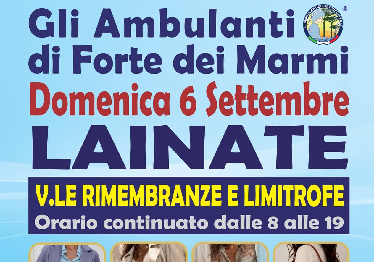 L’originale Consorzio de Gli Ambulanti di Forte dei Marmi® a Lainate