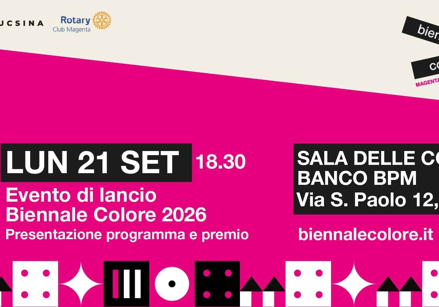 Biennale: Magenta diventa capitale del colore dal 9 al 25 ottobre