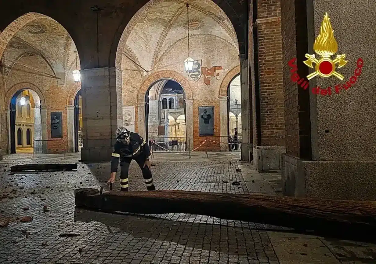 Per il nubifragio di Cremona 1.318 richieste d’intervento ai vigili del fuoco