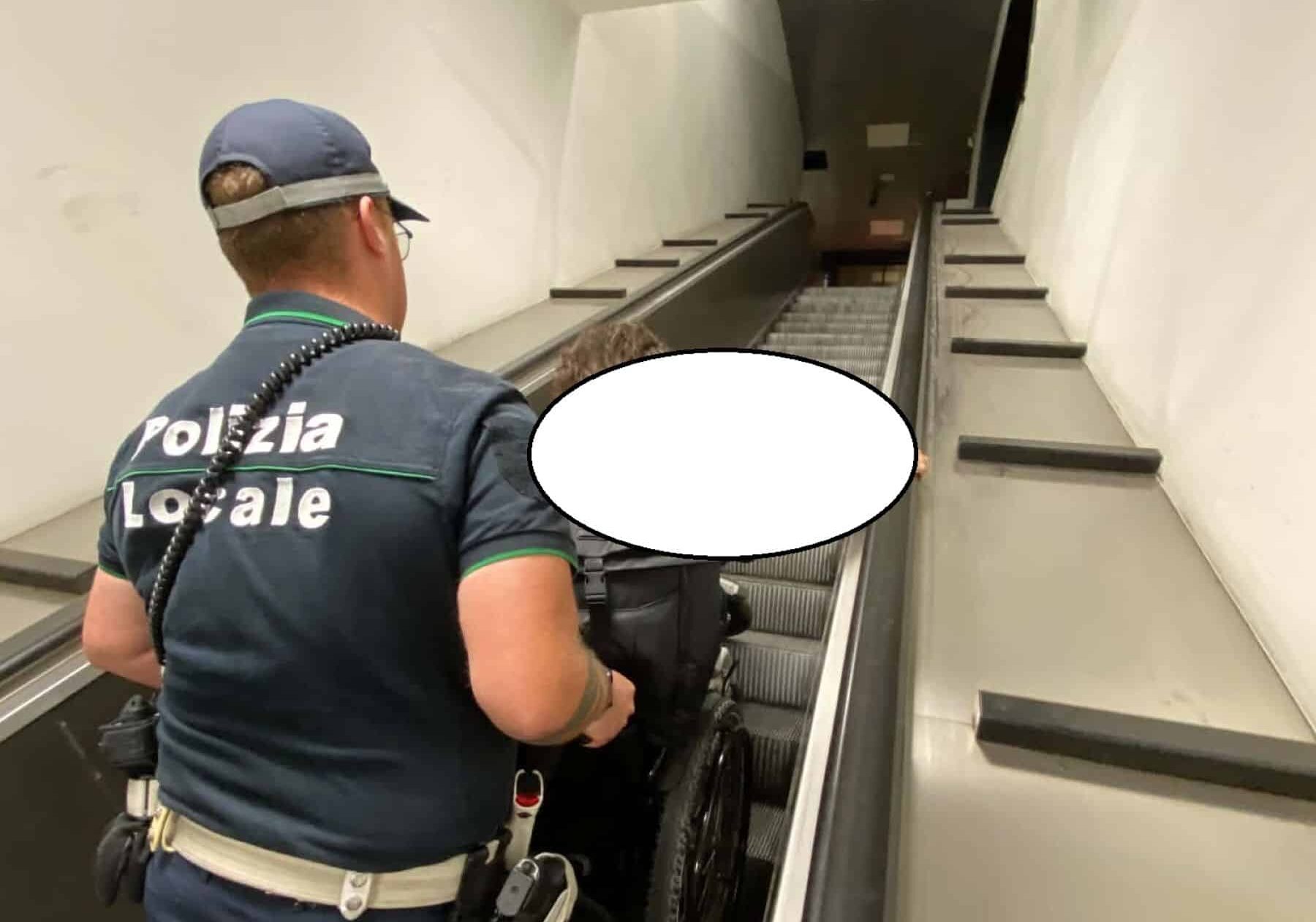 Busto Arsizio, ascensore rotto da mesi in stazione: disabile resta bloccato in banchina, salvato dalla Polizia Locale