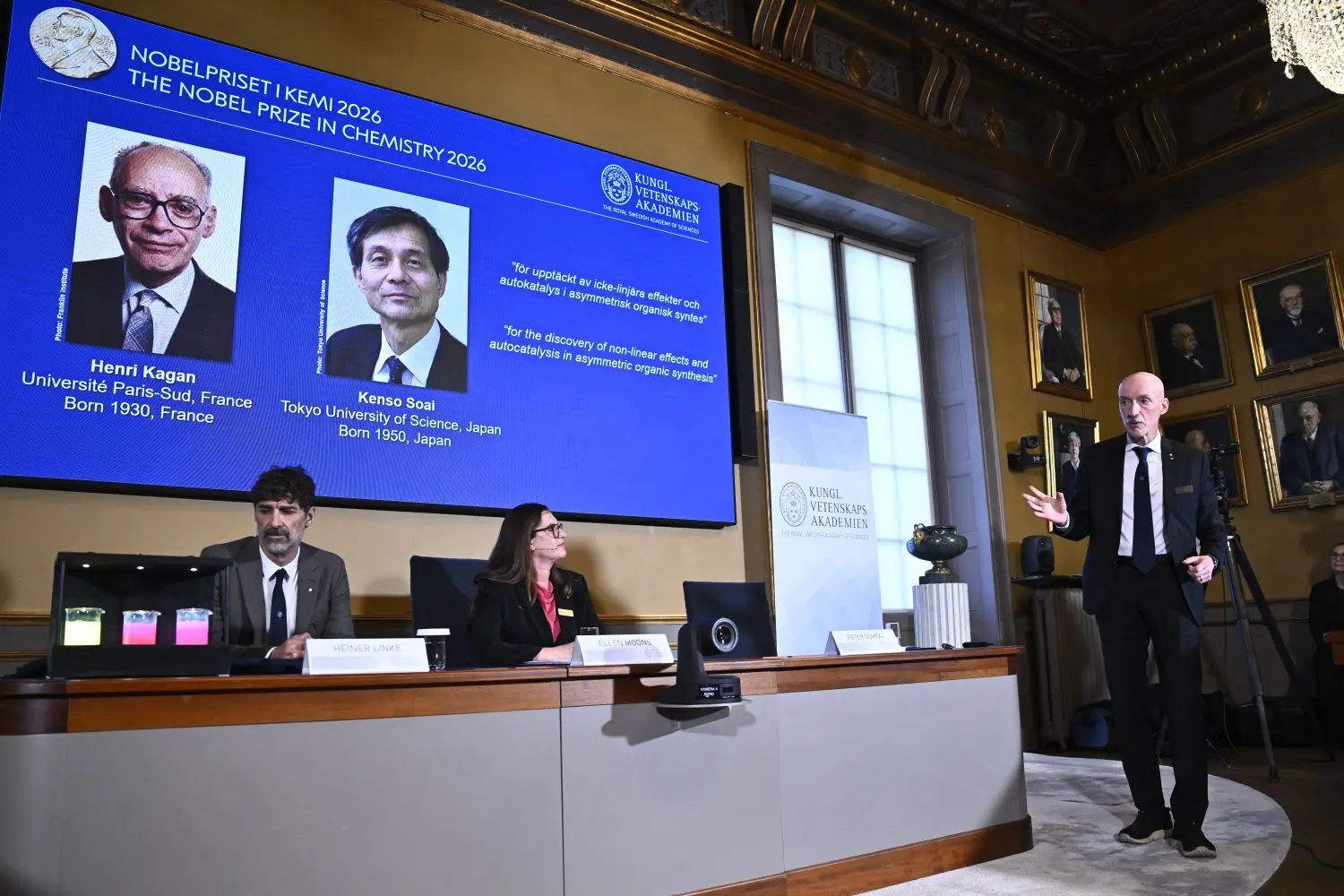 Premio Nobel per la Chimica a Henri Kagan e Kenso Soai